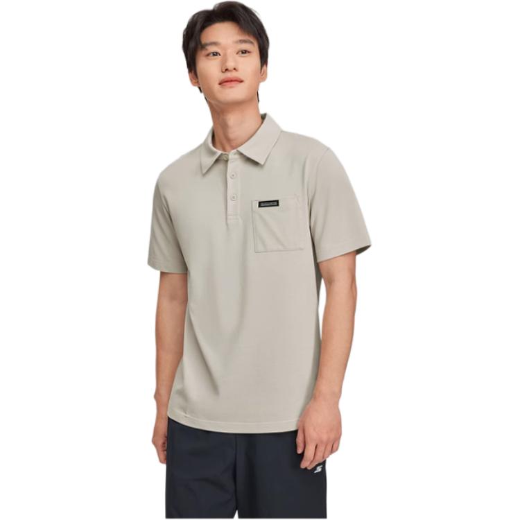 Skechers Polo Shirt Men's Marshmallow White P224M070-0074