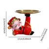 God of Fortune Statue Decorative Figurine Desk Storage Tray Creative Sculpture Desktop Ornament for