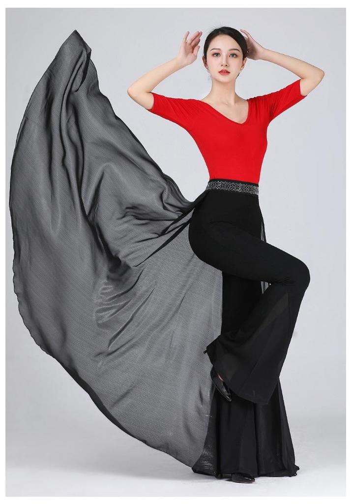 Women's Slim-fit Elegant Dance Practice Suit - Fashion Show and Etiquette Training Set
