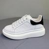 Scarpe da donna in pelle estive nuove traspiranti versatili platform scarpe a rete scarpe sportive da studente suola platform aumentano l'altezza