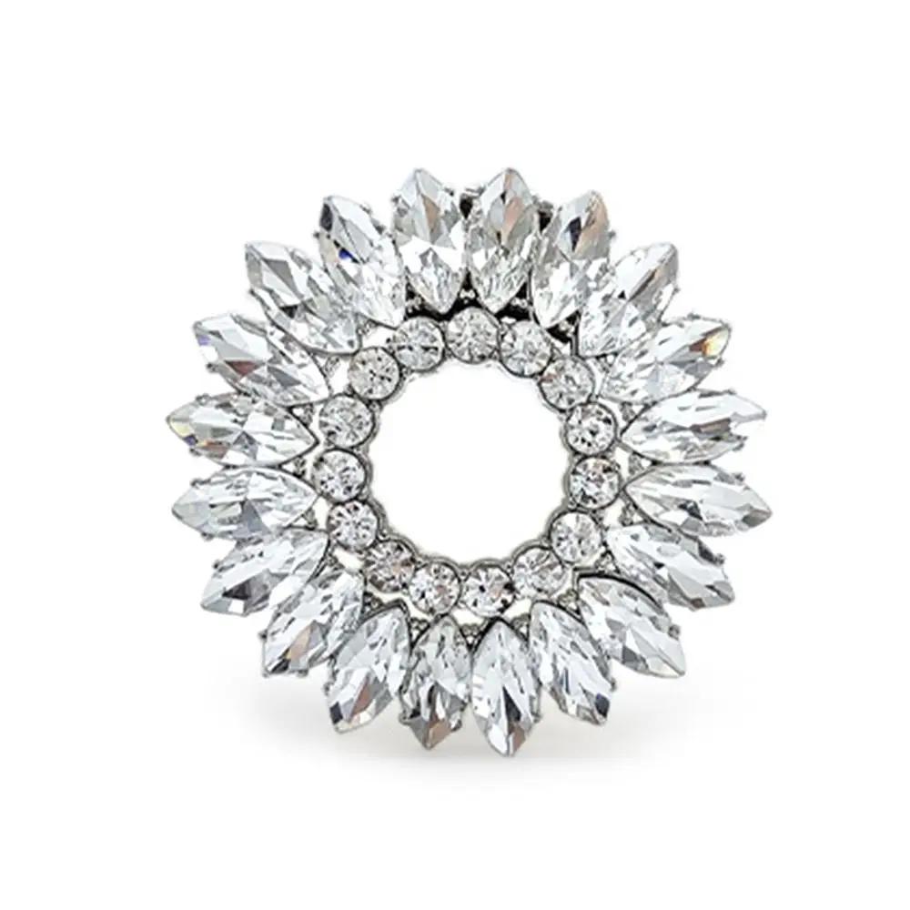 Accessories Wedding Bride Shoe Decorations Clip Glass Crystal Rhinestone Shiny Clips High Heel Removable Buckle Decorative Women