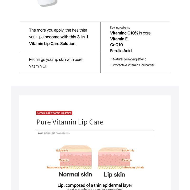 Ciracle - C10 Vitamin Lippen-Paare - 3 Farben