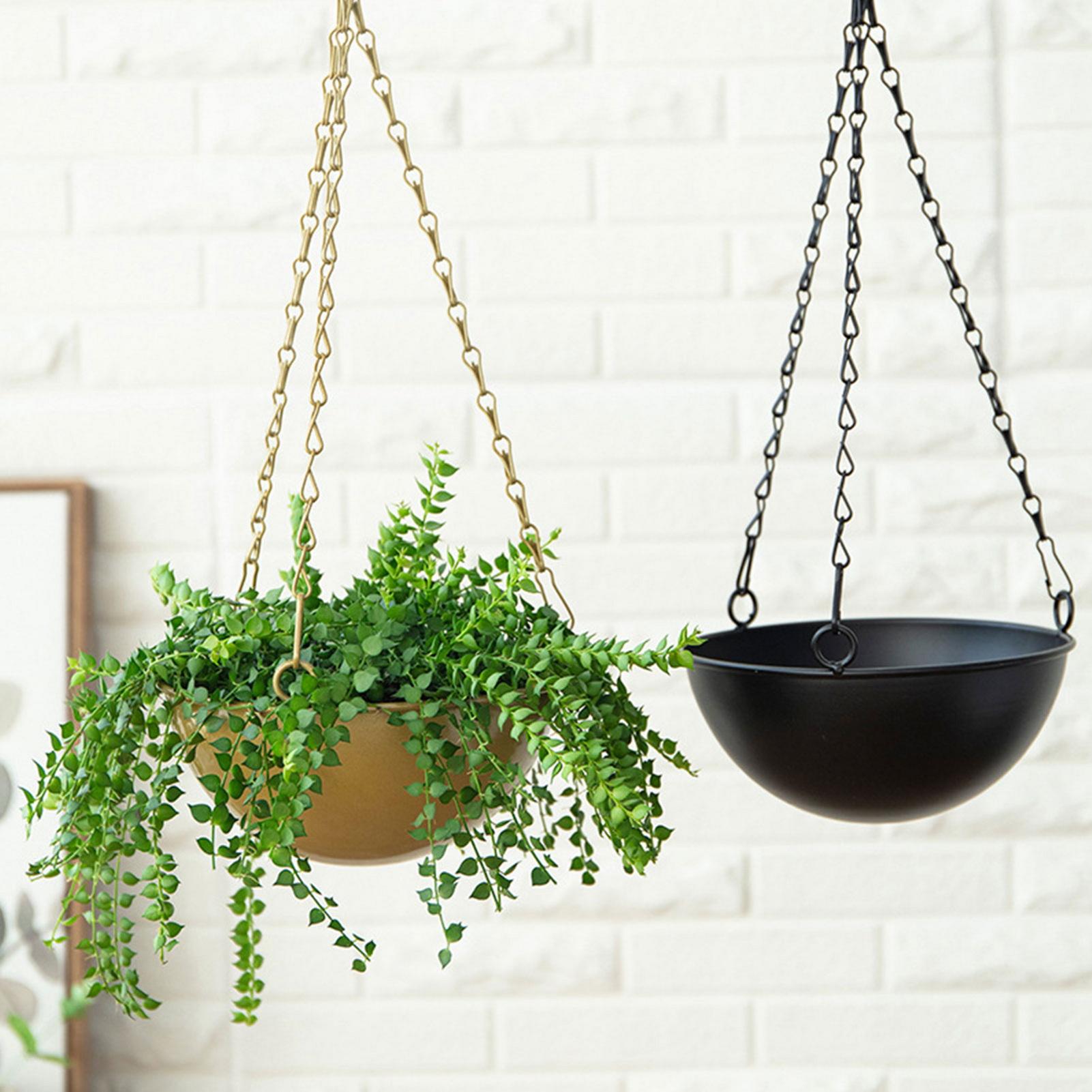 

Iron Flower Pots Hanging Hanging Baskets Hanging Hanging Pots Planter Green Pots Hanging Orchid Pots Type 2