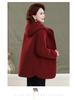 2025 Stylish Mother’s Winter Jacket: Velvet Cotton Padded, Fleece, Thickened Warm Outerwear for Middle-aged & Elderly Women