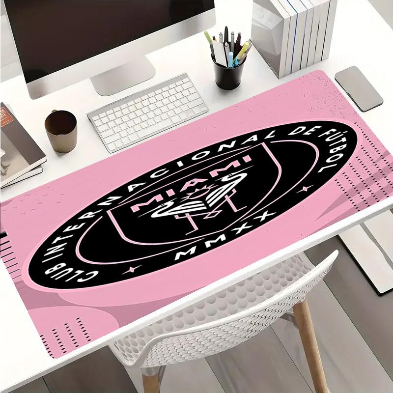 Inter Miami CF Mouse Pad - Non-Slip Rubber Base, Smooth Surface for Work,Gaming,Office,And Home Use, Desk Mouse Pad
