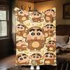 ShinChan Plüschdecke Weich Bequem Alle Jahreszeiten Perfektes Geschenk Sofa Büro Nickerchen Outdoor Reise Decke