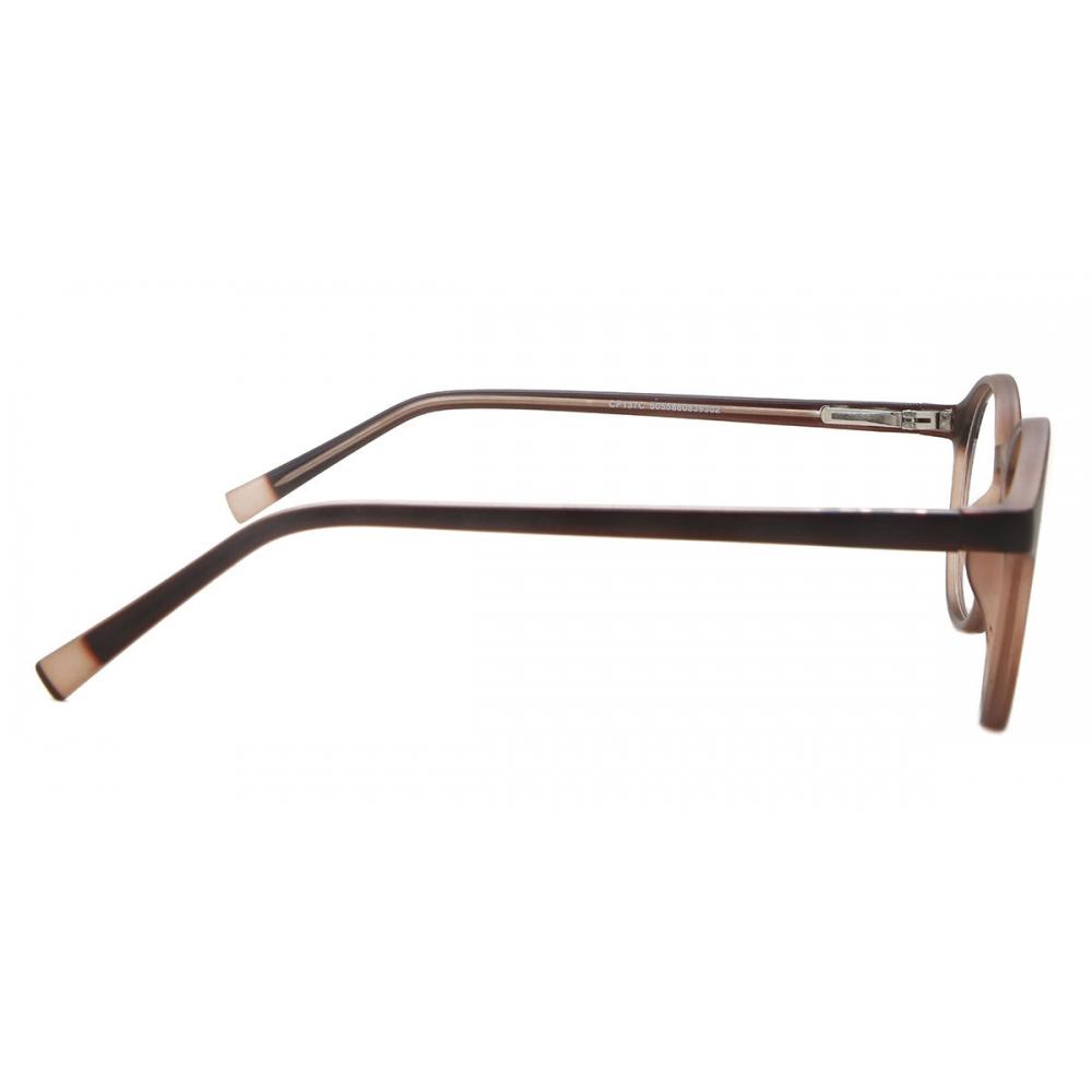 Full Rim Round Brown Smartbuy Collection Jorijei Cp137c Fashion Men Eyeglasses