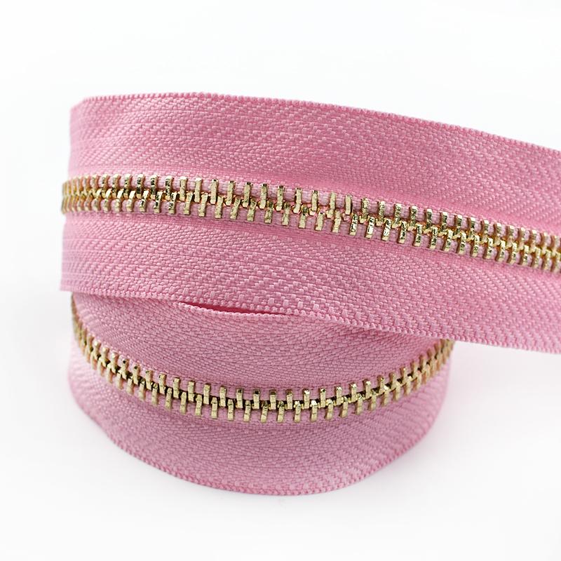 1-5 Yards 5# Meetee Metallreißverschlüsse zum Nähen Dekorativer Reißverschluss Meterware Kleidung Mantel Reißverschlussverschluss Reparatursets DIY Zubehör