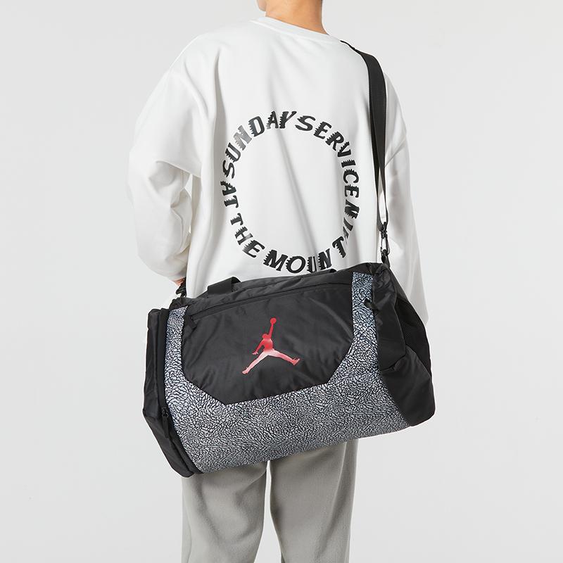 New Jordan Polyester Travel Bag, Gym Bag, Handbag Regular Unisex Black JD2233014TD-001