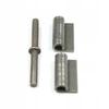 Black Hinge with Welding Wings 80x30x3x8mm