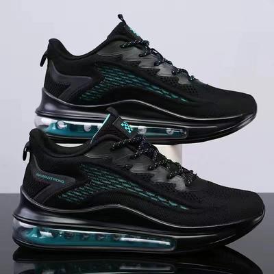 New Spring Men's Sports Shoes Air Cushion Style Running Shoes Breathable and Trendy Men's Shoes