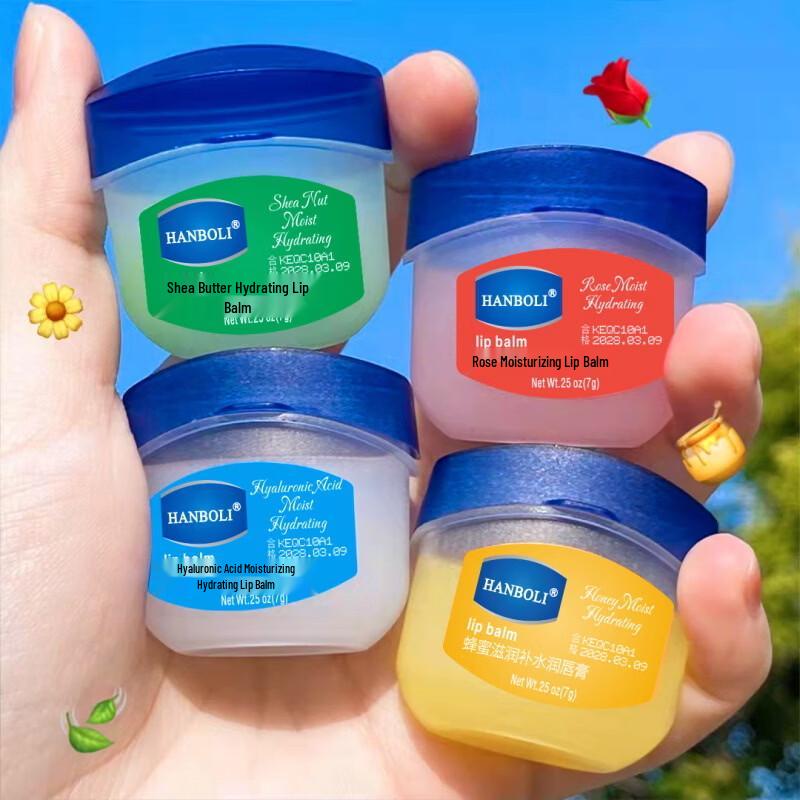 HANBOLI Moisturizing Lip Balm 4-Piece Set