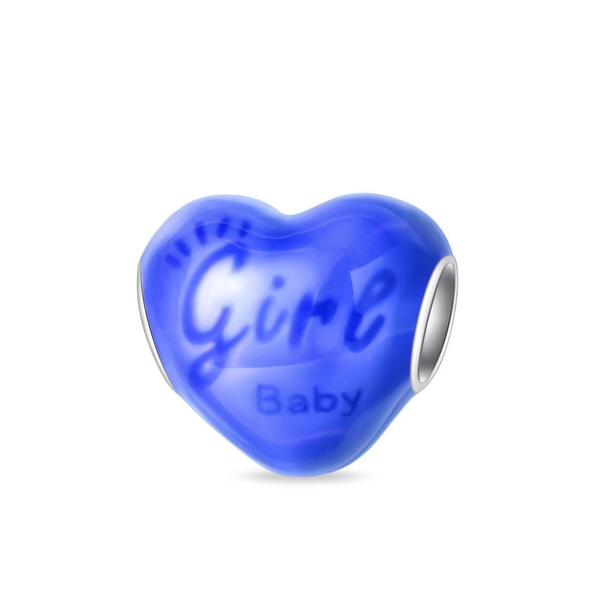 Baby Girl Pendant Beads Diy Loose Beads Jewelry Accessories Bracelet Plated With 925 Silver Style