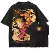 2026 Estate L'avventura bizzarra di JoJo Giorno Giovanna Golden Experience T-shirt Lavata Anime Harajuku Streetwear Maglietta Oversize