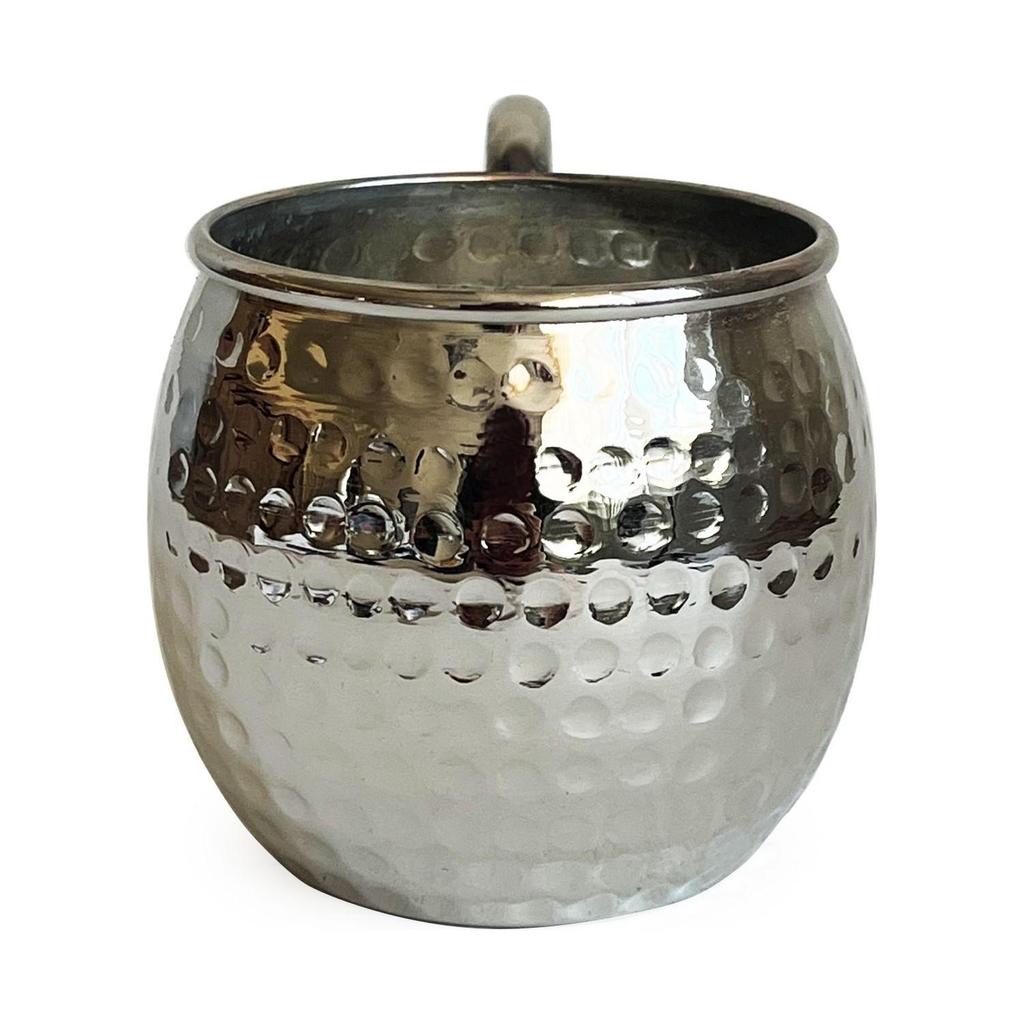 Honeycomb Copper Cup Mug Nickel Plated