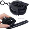 Soft Silicone Diving Snorkel Portable Foldable Easy-Breath Wet Scuba With Storage Case for Freediving Spearfishing Swimming