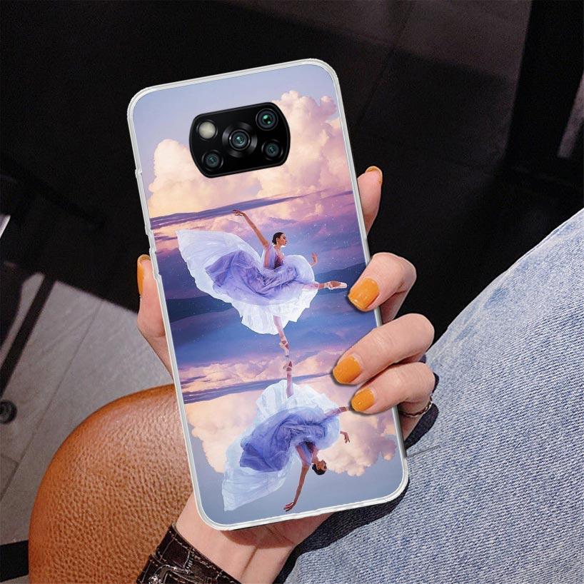 Ballerina Ballet Dancing Phone Case For Xiaomi Poco X7 X6 X5 Pro F7 Ultra Redmi 15C 15 13C 13 12C 12 10 10A 10C 9 9A 9C 9T Cover