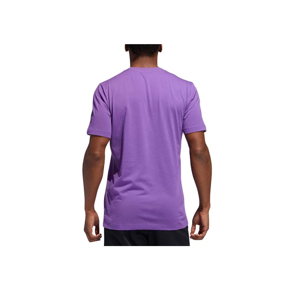 Adidas X Marvel Avengers Damian Lillard Black Panther Basketball T-Shirt Men Tops Purple FI6370