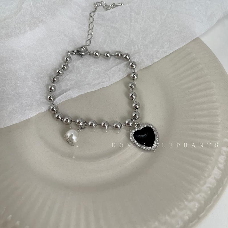 Alloy Personalized Hip-Hop Bracelet Men'S And Women'S Metal Chain Simple Atmosphere Versatile Jewelry