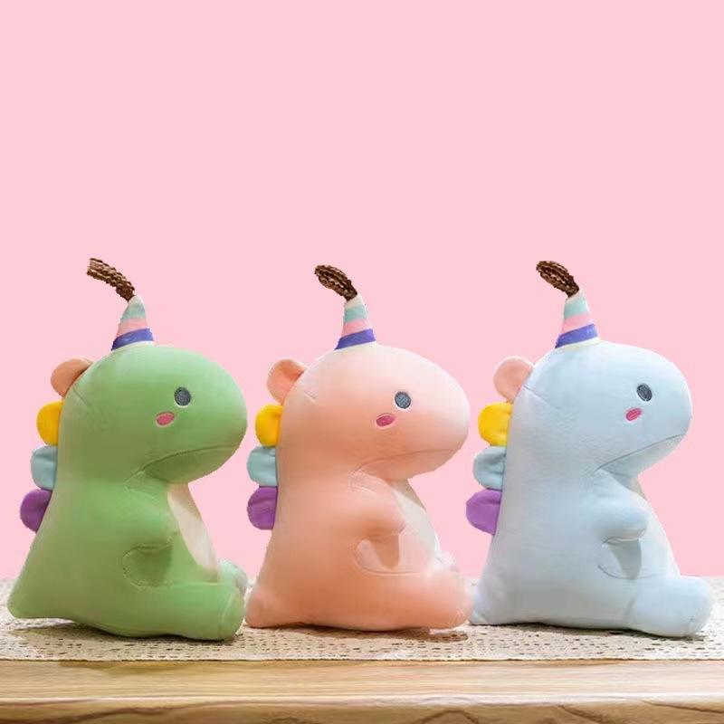 Bai Fen Bai Dolls And Toys Candy Dinosaur Doll Unicorn Plush Toy Rag Doll Throw Pillow Birthday Gift Doll Cute Little Dinosaur