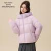 SNOWFLYING Women's High Loft Lightweight Hooded Duck Down Jacket