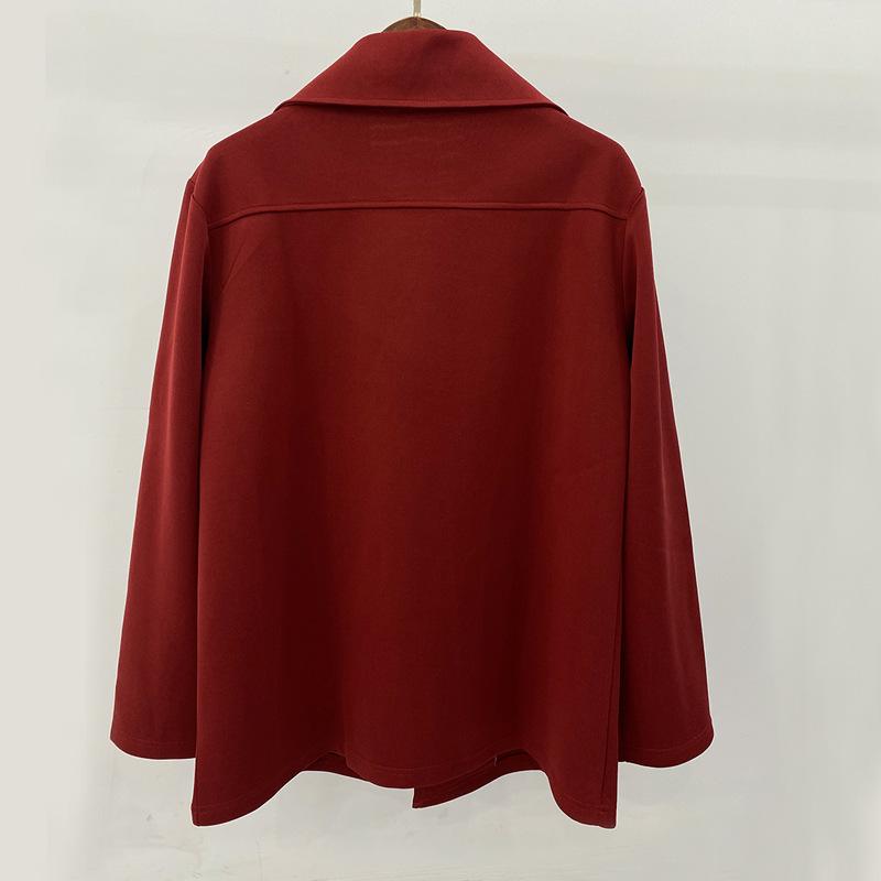 Autumn and Winter New Trench Coat Business Men's Woolen Mid-length Trench Coat Double Breasted Casual Trench Coat