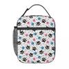 Cute Dog Paw Pattern Insulated Lunch Bag for Women Office Cooler Thermal Food Box Tote Portable Lunch Boxes Container