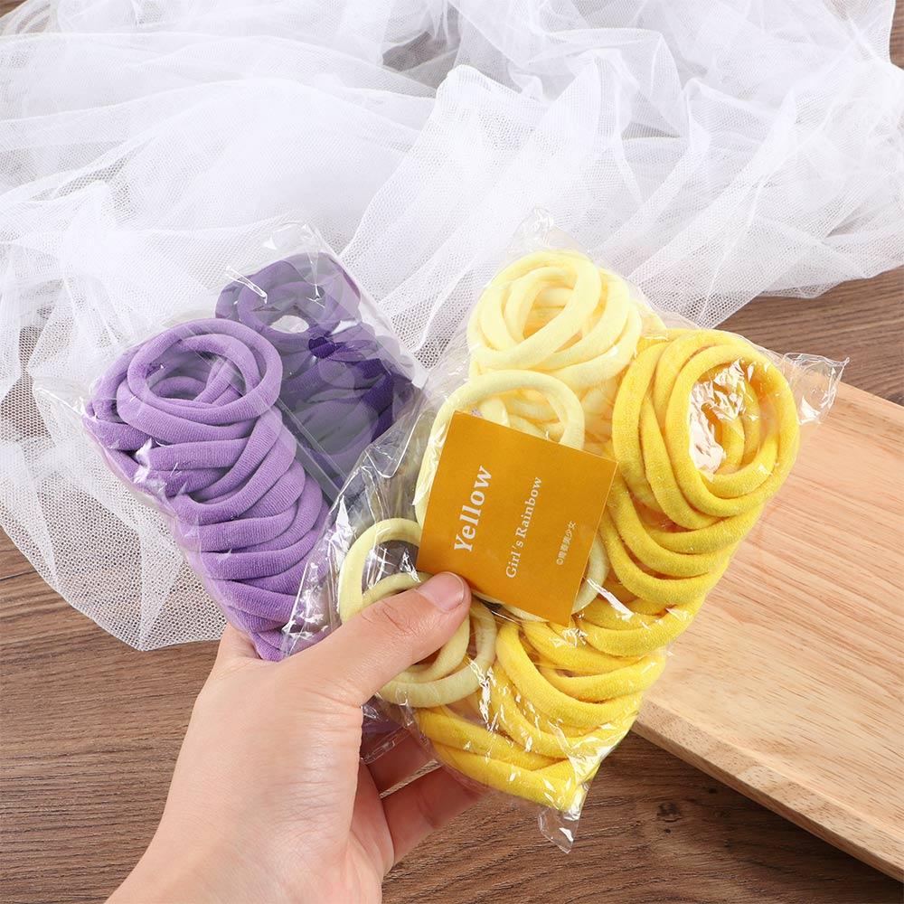 Ring Candy Color Korean Style Hair Rope Elastic Rubber Band Women Ponytail Holder Hair Accessories