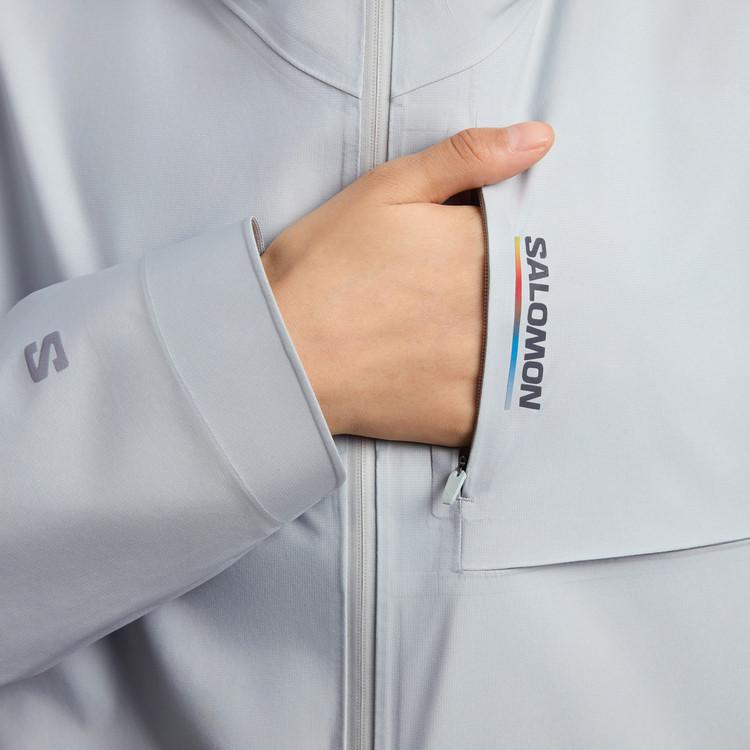 Salomon Falcon Fly PL FF 3L Outdoor Breathable Windproof Water-Resistant Warm Running Long Sleeve Jacket Women jackets LC2902400