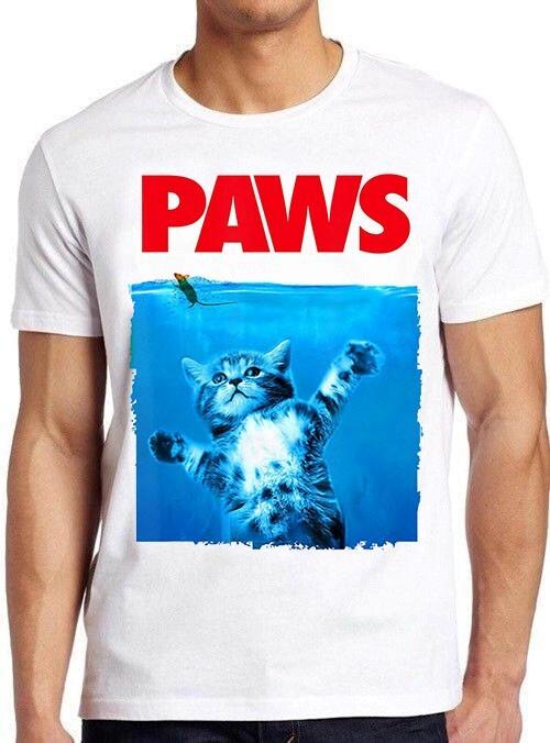 Paws Cat and Mouse Top Cute Funny Cat Lover Movie Funny Gift Tee T Shirt C1138 L