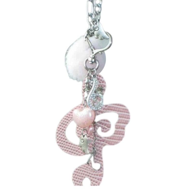 

Modern Music Note Pendant Necklace Chain Necklace Music Note Neck Jewelry Plastic Texture for Women Who Love Details