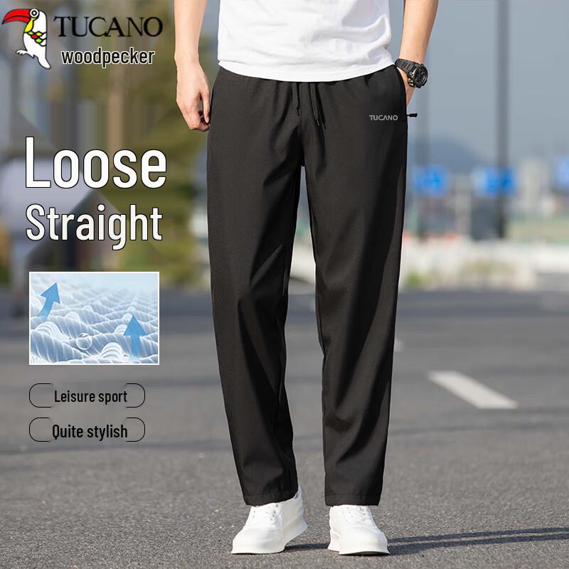 

TUCANO Men s Casual Loose Straight Leg Pants XL