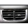 For Chevrolet Malibu 2016-21 Black Titanium Car Rear Air Outlet Vent Frame Trim
