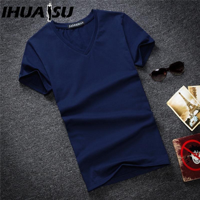 

Футболка с коротким рукавом IHUASU из хлопка, мужская модная свободная рубашка с коротким рукавом, напечатанная сострадательная рубашка XXXXXL темно-синий