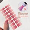 Full Cover Gradient Nail Stickers - Self-Adhesive Press-On Nail Decals, No Lamp Needed, Easy Slide-On Application