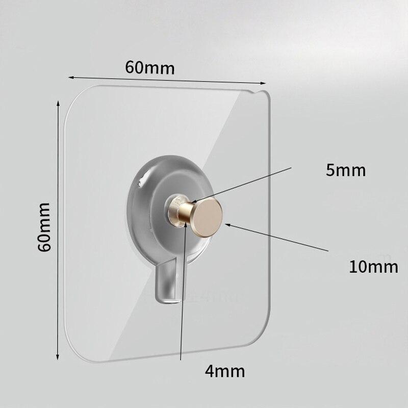 4/6/10 Pcs Non-Trace Self Adhesive Nails Hook for Photo Frame Picture Frame Hole Hanging Nail Wall Paste Tack Photos Cross Stitch