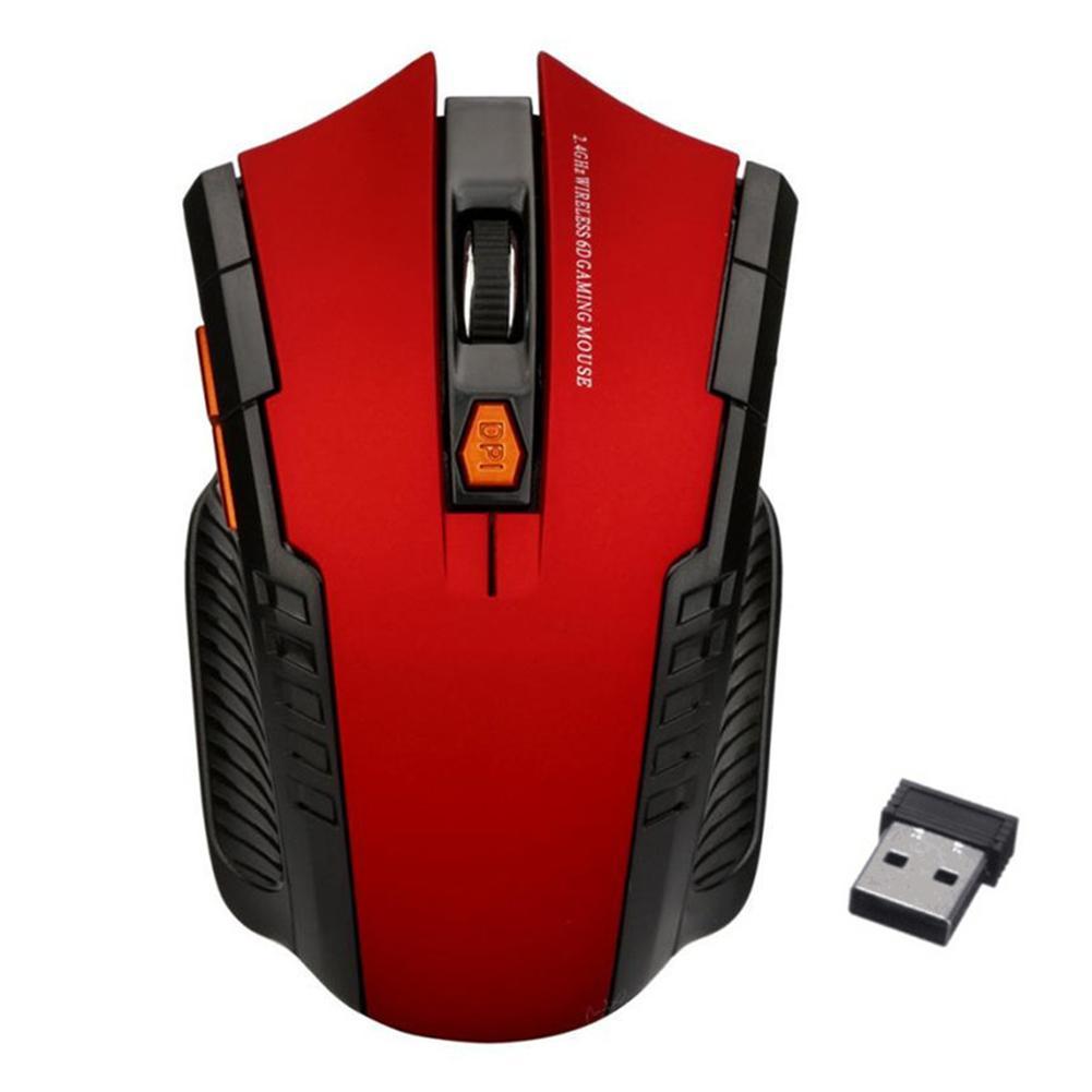 Gaming Mouse Ergonomic Wireless Mouse PC Gaming Mice Silent with Operated For PC Laptop DPI 6 B R9A4