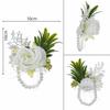 Silk Boutonnieres Flowers Brooches Style Wrist Flower New Wedding Corsage  Wedding Accessories
