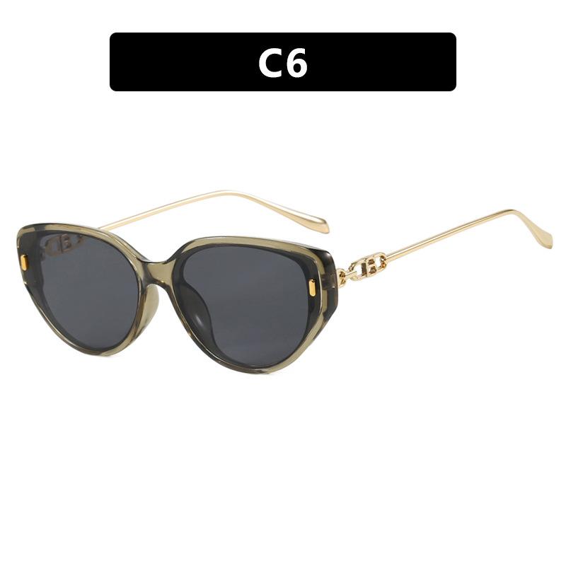 

Женские солнцезащитные очки, Треугольные очки «кошачий глаз», Модные солнцезащитные очки