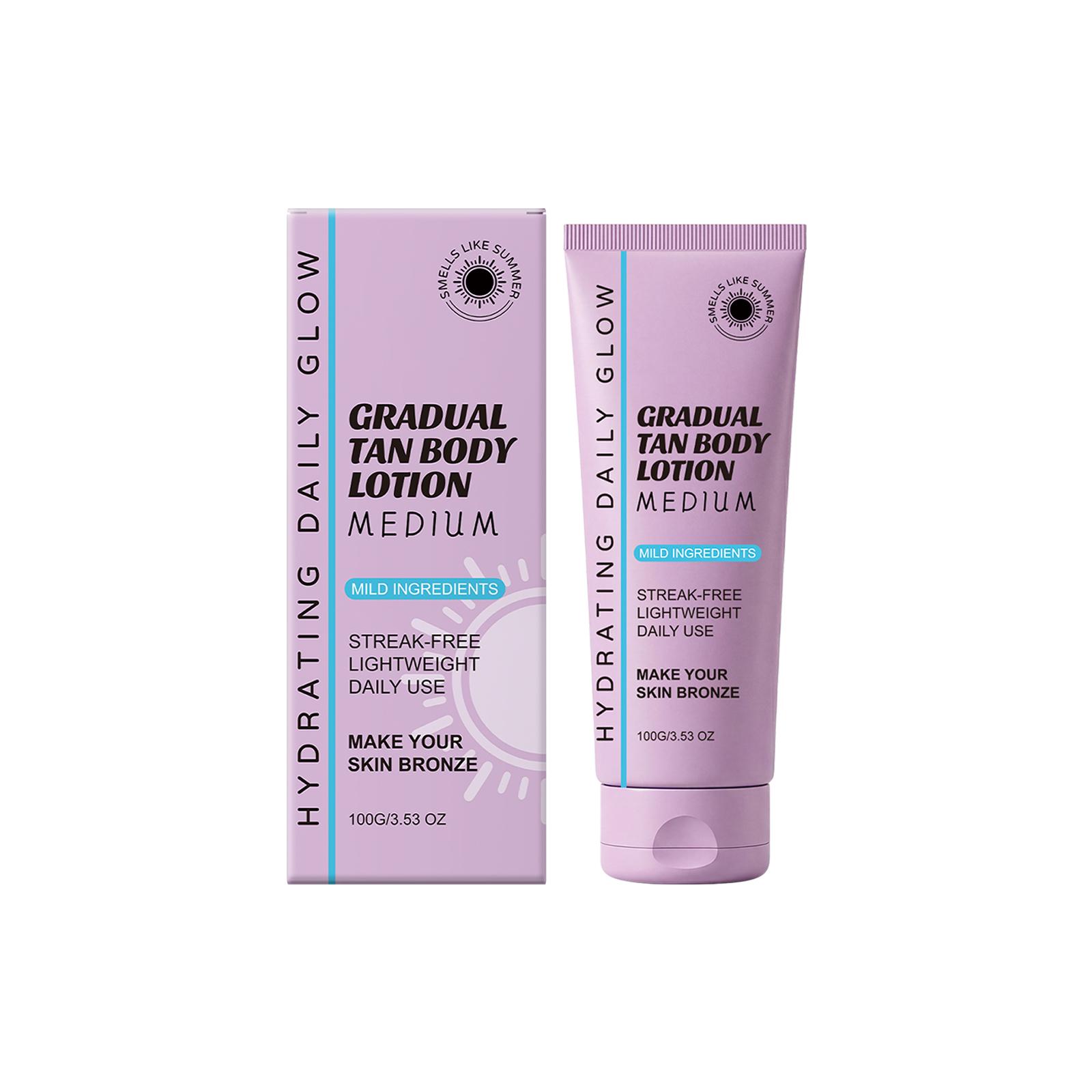 

Moisturizing And Darkening Body Lotion Provides Outdoor Moisturization And Hydration, Presenting A Transparent And Skin Tone. фиолетовый