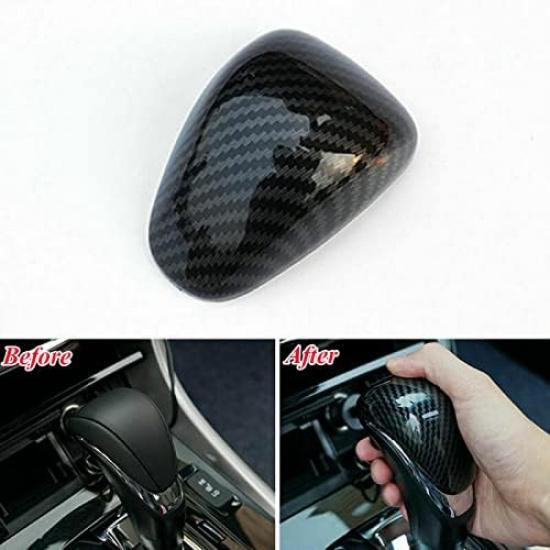 For 2014 2015 2016 2017 Honda Accord 9th 9.5th Gear Shift Lever Knob Trim Carbon Fiber ABS