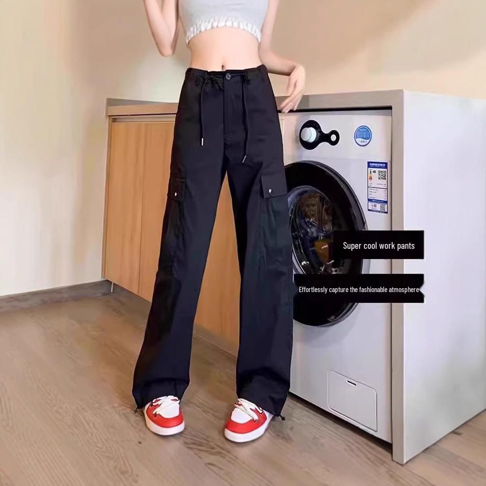 

High-Waisted Wide-Leg Drapey Trousers for Plus Size Women - 2025 Slimming Fit M