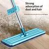 Flat Floor Mop Squeeze Mop Hand Free Wringing Floor Cleaning Mop Microfiber Pads Lazy Mop Wet Or Dry Usage Home Cleaning Tool