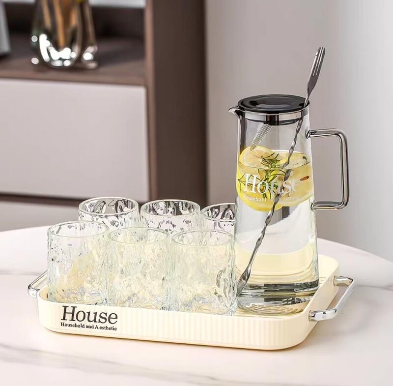 Light Luxury Glass Water Set