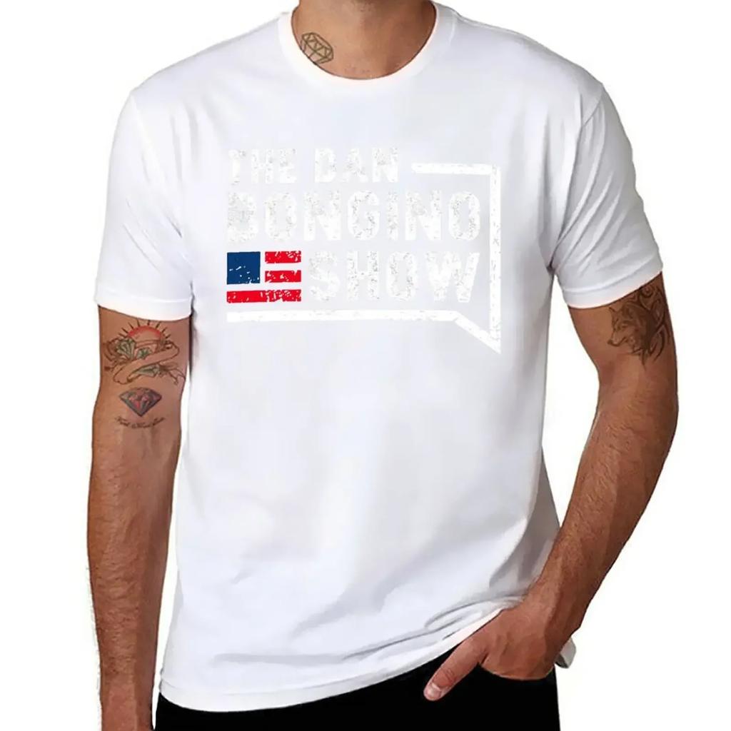 Dan Bongino For Fans T-Shirt Cute Tops Sports Fans Fruit of the Loom Mens T Shirts
