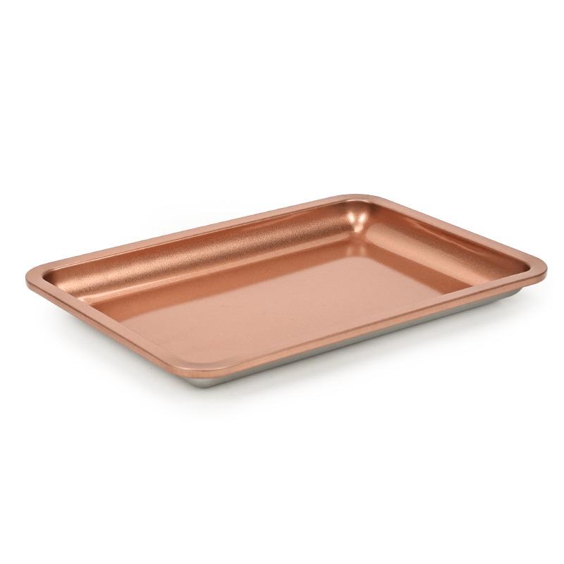 Heart-Shaped Stainless Steel Jewelry and Nail Art Storage Tray