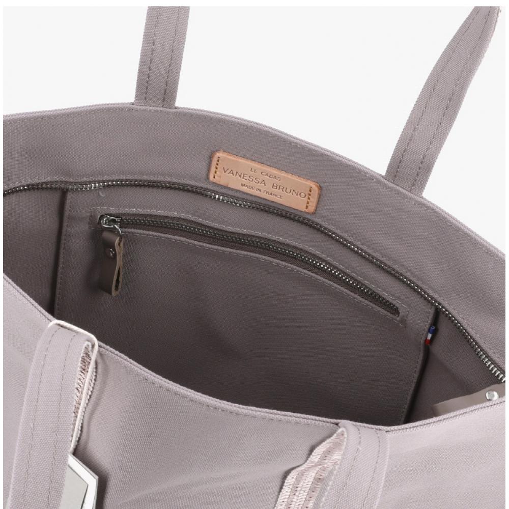 Vanessabruno Medium Cabas Spangle Canvas Tote Bag 0pve01 V40378 413