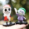 10Pcs/Set Cartoon Anime The Nightmare Sally Skellington Jack Action Figure Toy Christmas PVC Model Vinyl Figurine Halloween Gift