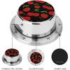 Cherry Berries Stainless Steel Kitchen Timer 60 Minute Wind Up Magnetic Timer Clock for Cooking Baking