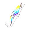 Motorcycle Sticker Decal - Flame Design for Car - Set of 2 Waterproof Emblems